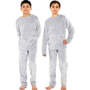 A2Z 4 Kids Childrens Warm Fleece twosie Crew Neck Pyjamas For Boys & Girls Sleepover 2 Piece Gift Set Age 5-6, 7-8, 9-10, 11-12 & 13 years