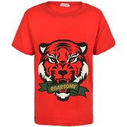 Kids Girls T Shirts Roarsome Printed Summer Tank Top & Tees
