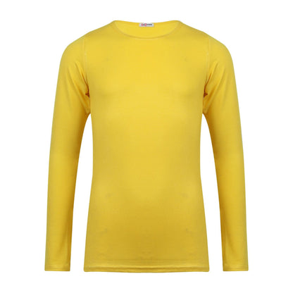 A2Z 4 Kids Girls Plain Long Sleeve T Shirt Soft Feel PE School Activewear Shirts