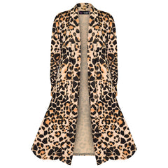 Kids Girls Long Sleeves Maxi Boyfriend Floaty Cardigan Ladies Open Front 5-13 Yr