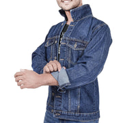 A2Z Mens Jacket Fashion Denim Jacket Jeans Long Sleeves Coat for Mens S To 3XL