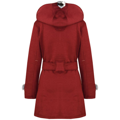 A2Z 4 Kids Kids Girls Parka Jacket Hooded Trench Coat Fashion Wool Blends Warm Padded Wine Jacket Oversized Lapels Belted Cuffs Long Overcoat New Age 5 6 7 8 9 10 11 12 13 Years