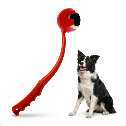 A2Z Medium Dog Ball Thrower With Tennis Ball Lightweight Fetch Launcher