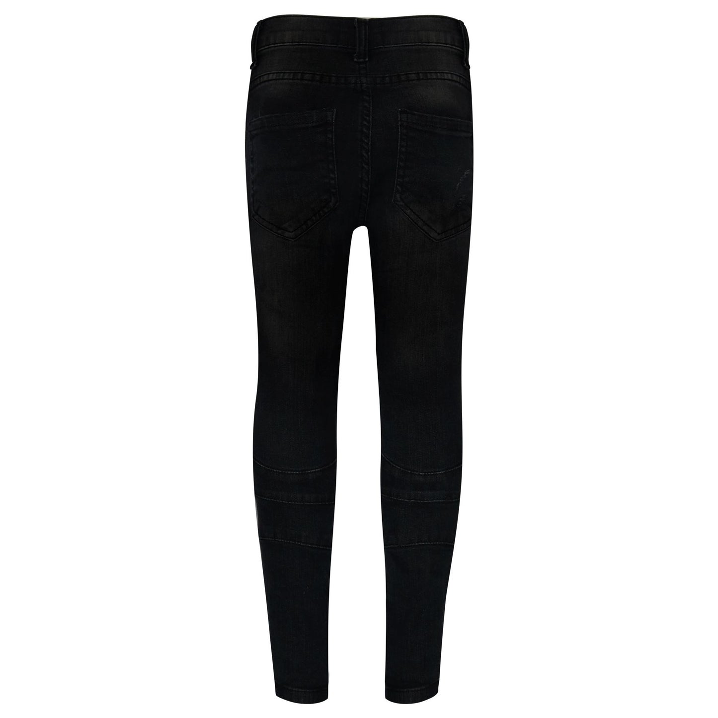 Kids Boys Stretchy Jeans Ripped Drape Panel Denim Pants Trousers New Age 5-13 Yr
