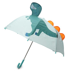 Kids Shark Dino Unicorn 3D Umbrella Lightweight Waterproof Brolly 45cm Canopy
