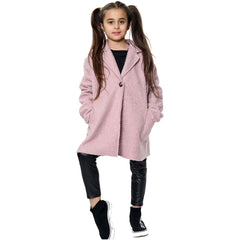 Kids Sherpa Coat Fleece Jacket Wool Girls Designer Teddy Jacket Age 5-13 yrs
