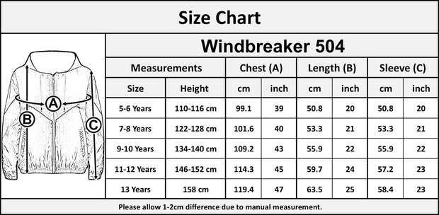 A2Z 4 Kids Girls Boys Windbreaker Waterproof Sky Blue Raincoat Jackets Contrast Panels Shower Resistant Lightweight Hooded Coat For Unisex New Age 5-13 Years