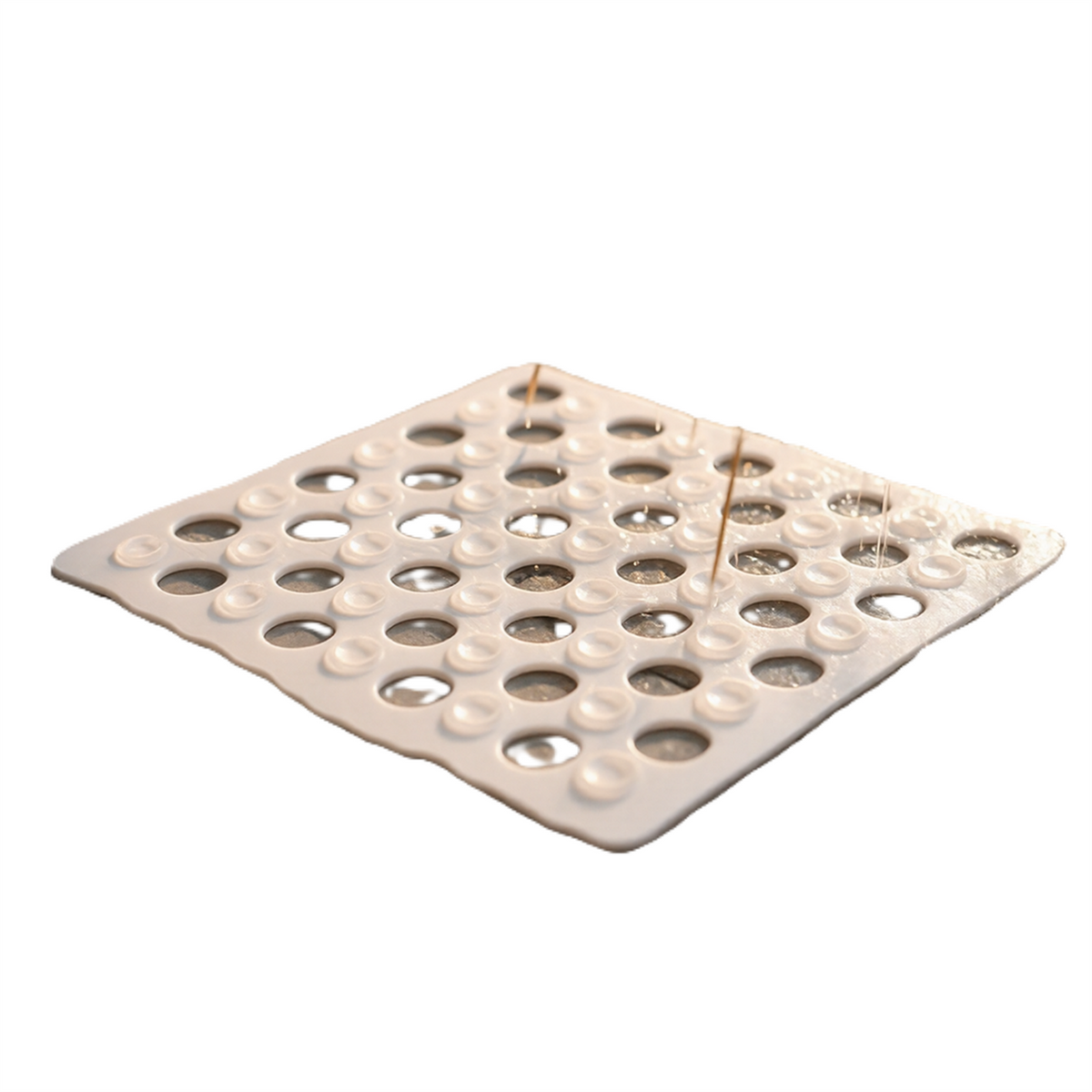 A2Z Non Slip PVC Shower Mat 48 x 31 cm Bath Mat with Suction Cups