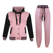 A2Z 4 Kids Kids Tracksuit Girls Boys Baseball Plain Top Bottoms Jogging Suits New Age 7 8 9 10 11 12 13 Years