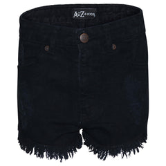 A2Z 4 Kids Girls Shorts Skinny Ripped Jeans Denim Stretch Short Casual�Half�Pant