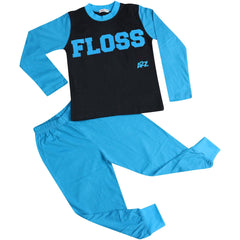Kids Girls Boys Pyjamas Trendy Floss A2Z Print Comfort Loungewear Pjs Outfit Set