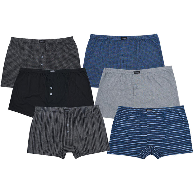 A2Z Mens Jersey Boxer Shorts Underwear Pack Of 3 Knickers Elasticated Waistband