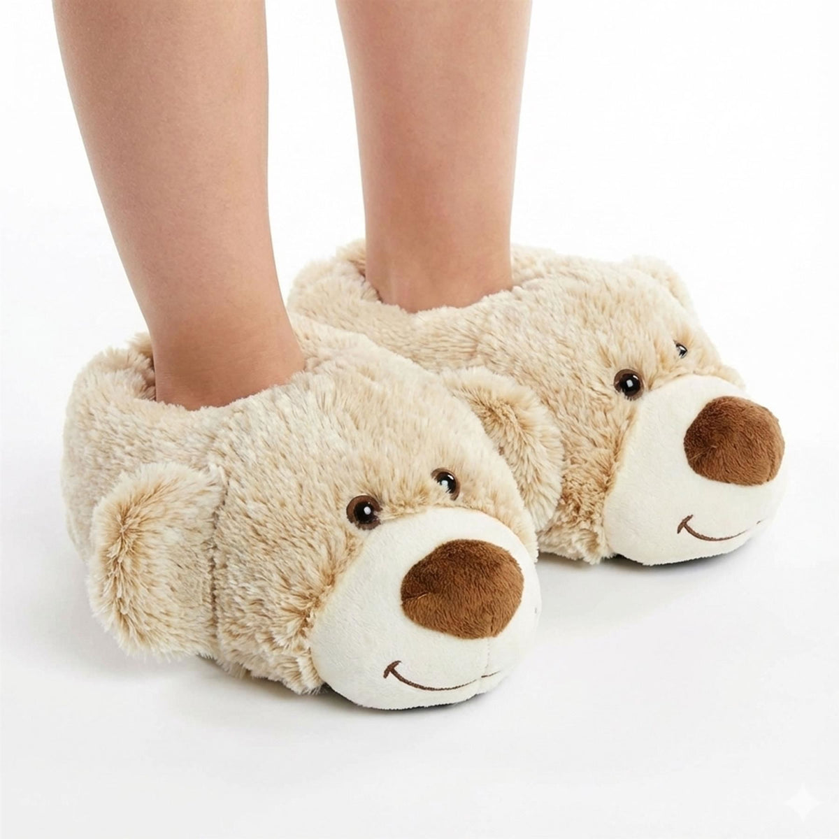 A2Z 4 Kids Boys Girls Cute Animal Slippers Non-Slip Winter Plush Warm Baby Shoes
