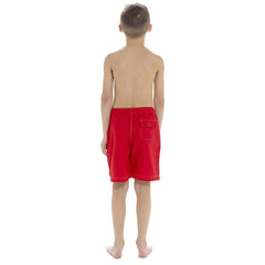 A2Z Kids Boys Beach Plain Swim Lightweight Contrast Thread Detail Boardshorts