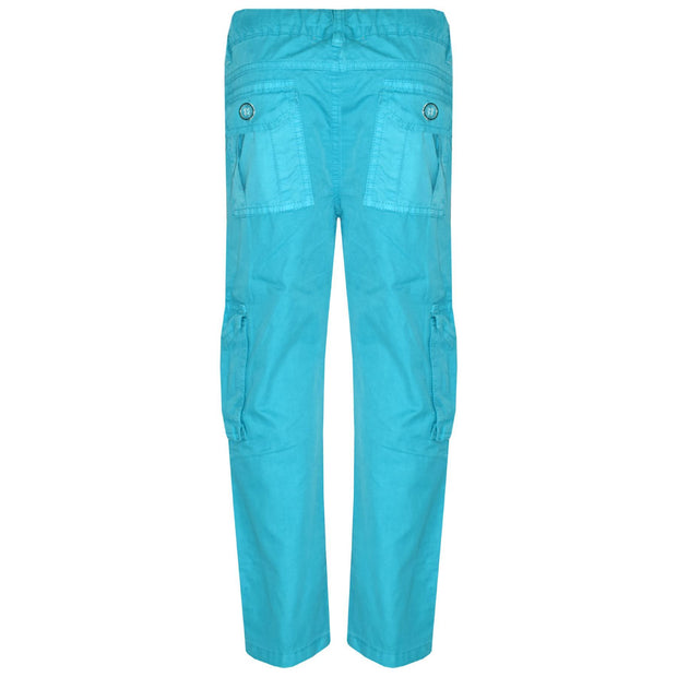 A2Z 4 Kids Boys Trouser Designer Youth BDU Ranger 6-Pocket Aqua Combat Cargo Trousers Fashion Causal Jogging Pants Age 5 6 7 8 9 10 11 12 13