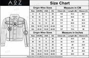 Mens Jacket Fashion Denim Jacket Long Sleeves Bomber Coat for Mens S,M,L,XL,XXL