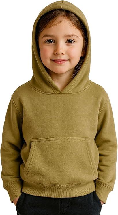 Girls Boy Plain & Tie Dye Print Sweatshirt Pullover Hooded Jumper PE School Coat