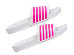 Kids Girls Summer Pool Sliders - Comfortable Aqua Shower Slide Beach Sandals
