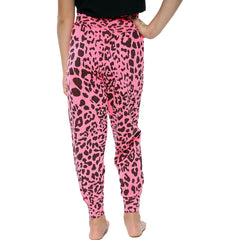 Kids Girls Ali Baba Style Leopard Harem Trouser Leggings Pants Age 5-13 Years