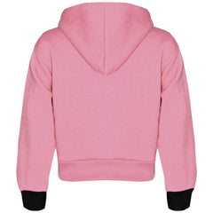 A2Z 4 Kids Tracksuit #Floss Print Fleece Baby Pink Hooded Crop Top Bottom Jogging Suit Joggers For Girls Age 5 6 7 8 9 10 11 12 13 Years