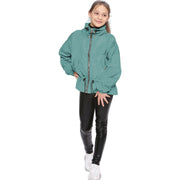 A2Z 4 Kids Windbreaker Shower Proof Windproof Mint Jacket Stylish Lightweight Casual Coat Girls Cagoule Rain Mac Raincoats Age 5-13 Years - A2Z 4 Kids