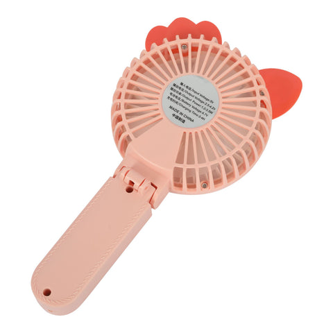 A2Z 4 Kids Portable Mini USB Fan Rechargeable Cute Animal Ears Pink/Blue Fan