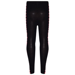 Kids Girls Legging Zebra Panelled Legging Trendy Party Fashion Dance Pants 7-13Y