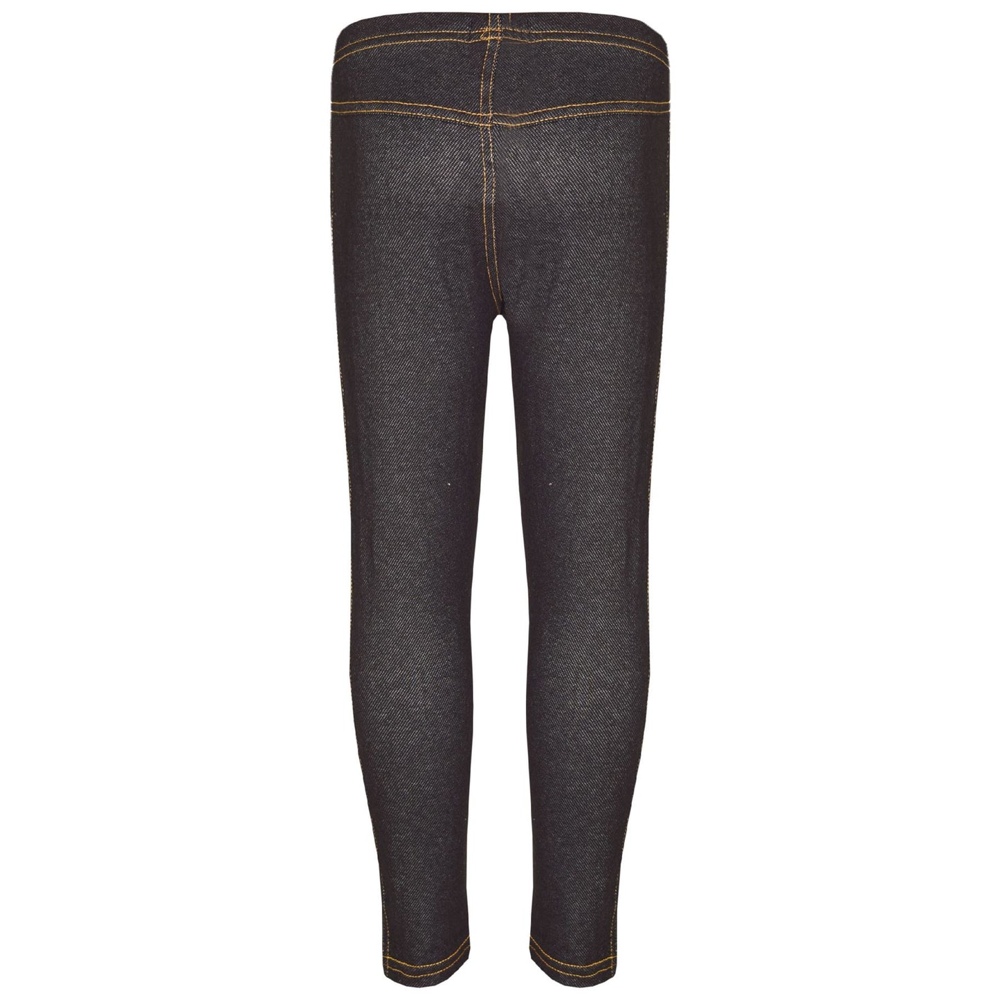 Kids Girls Stretchy Jeggings Black Denim Jeans Pants Leggings Trousers 2-13 Year