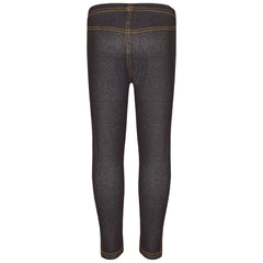 Kids Girls Stretchy Jeggings Black Denim Jeans Pants Leggings Trousers 2-13 Year