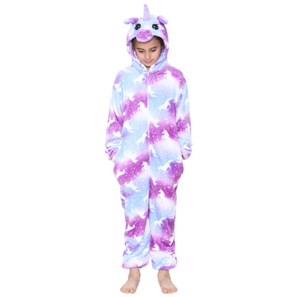 Kids A2Z Onesie One Piece Unicorn Pyjamas Costume For Girls Age 2-13