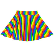 A2Z 4 Kids Girls Skater Skirt Designer's Rainbow Print Party Fashion Ballet Dance Trendy Summer Tutu Skirts New Age 7 8 9 10 11 12 13 Years