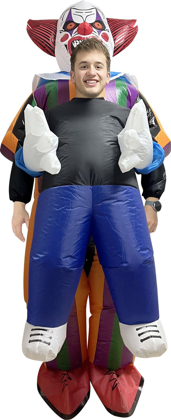 A2Z Adults Mens Ladies Inflatable Clown Halloween Costume Funny Fancy Dress