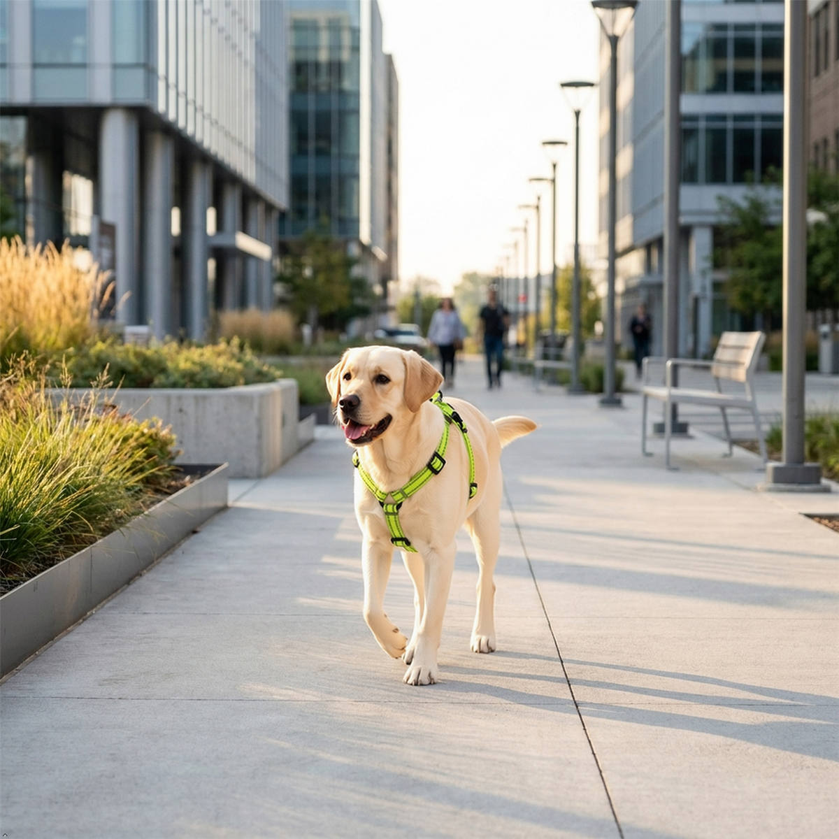 A2Z Dog Collar Harness And Lead Set Reflective Adjustable Walking Set