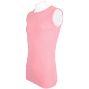 A2Z 4 Kids Kids Girls Ribbed Vest Top Designer's 100% Cotton Baby Pink Fashion Tank Tops T Shirts New Age 2 3 4 5 6 7 8 9 10 11 12 13 Years - A2Z 4 Kids