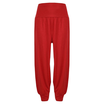Kids Girls Ali Baba Style Plain Color Fashion Trendy Trouser 2-13 Years