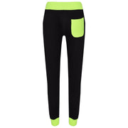 A2Z 4 Kids Girls Boys Neon Green Plain Tracksuit Contrast Fleece Hooded Top With Bottom Joggers Gymwear Jogging Suit Sweatpants Sports Activewear Outfit Set For Childrens Unisex New Age 2-13 Years