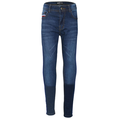Kids Boys Skinny Denim Jeans Contrast Taped Stretchy Pants Trouser Age 5-13 Year