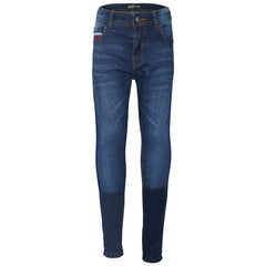 Kids Boys Skinny Denim Jeans Contrast Taped Stretchy Pants Trouser Age 5-13 Year
