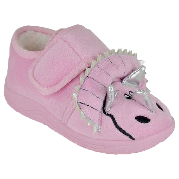 A2Z 4 Kids Toddler Easy Close Boots Slippers Anti Slip Soft Plush Novelty Shoes