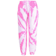 A2Z 4 Kids Tie Dye Pink Tracksuit Cropped Hoodie with Jogger Sweatpants Gym Sports Activewear Cord Set Girls Children Age 5-6, 7-8, 9-10, 11-12 and 13 years