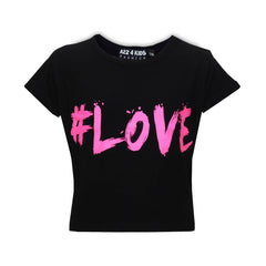 Kids Girls T Shirts # Love Summer Fashion Soft Feel Tank Top & Tees 5-13 Year