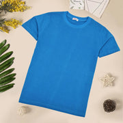 Boys Plain Soft Feel Summer T Shirt Top