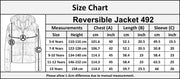 Girls Jackets Kids Reversible Cropped Hooded Padded Puffer Jacket Coat 5-13 Year