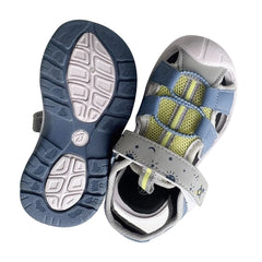 A2Z 4 Kids Boys Girls Sandals Slides Blue PU Upper Summer Beach Sports Open Toe
