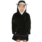 A2Z Unisex Mens Ladies Oversized Kangaroo Pocket Hooded Animal Wearable Blanket