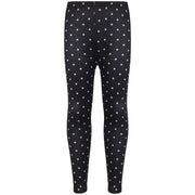 A2Z 4 Kids Girls Legging Spotty Print Black Soft Comfortable Stretchy Party Fashion Legging Pants Age 5-6, 7-8, 9-10, 11-12 & 13 years - A2Z 4 Kids