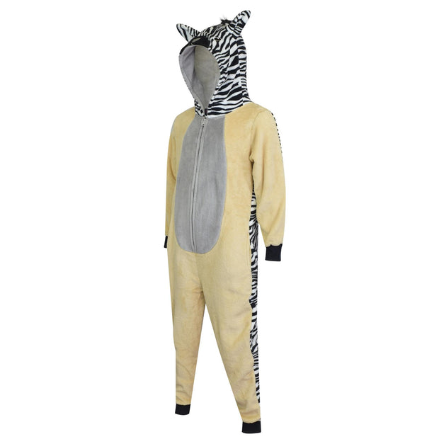 A2Z 4 Kids Unisex 2 Tone Zebra A2Z Onesie One Piece Zebra Cosplay Jumpsuit