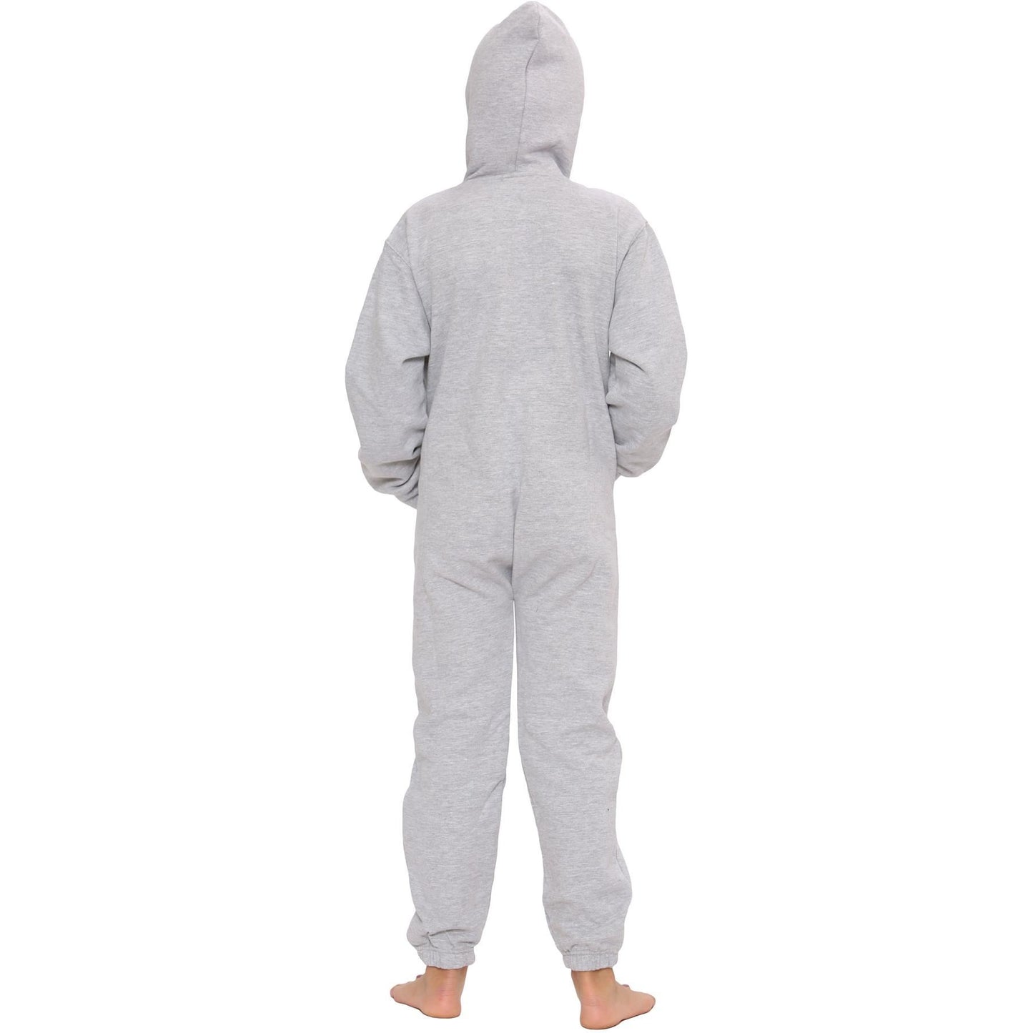 A2Z Onesie One Piece Kids Grey Pyjamas Sleepsuit Costume Girls & Boys 5-13 Years