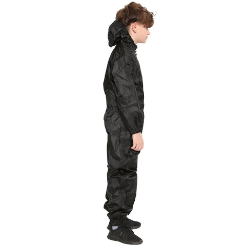 Girls Boys Raincoat Kids Puddle Suit All in One Waterproof Hooded Rainsuit