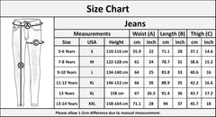 Kids Girls Jeans Designer Unicorn Dab Denim Stretchy Pants Fit Trousers 5-14 Yr